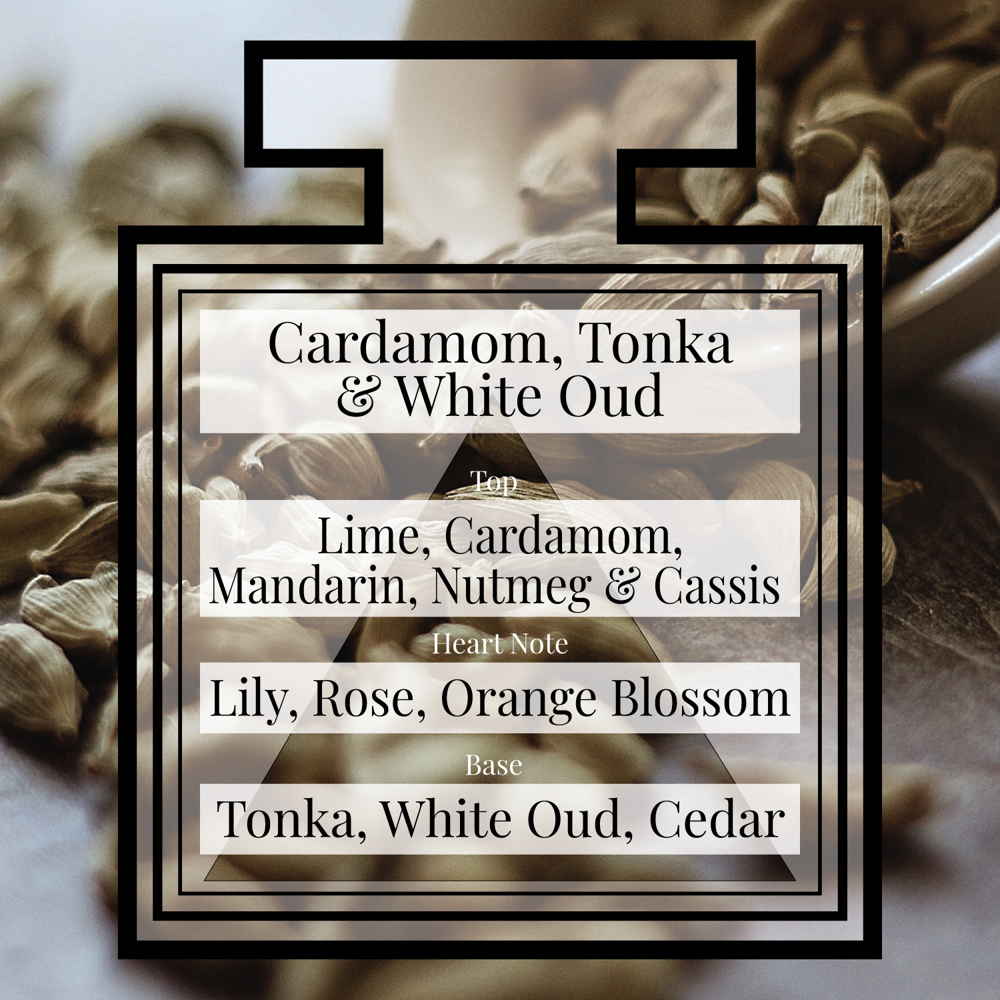 Cardamom, Tonka & White Oud unisex eau de parfum 30 ml - Perfume & Color