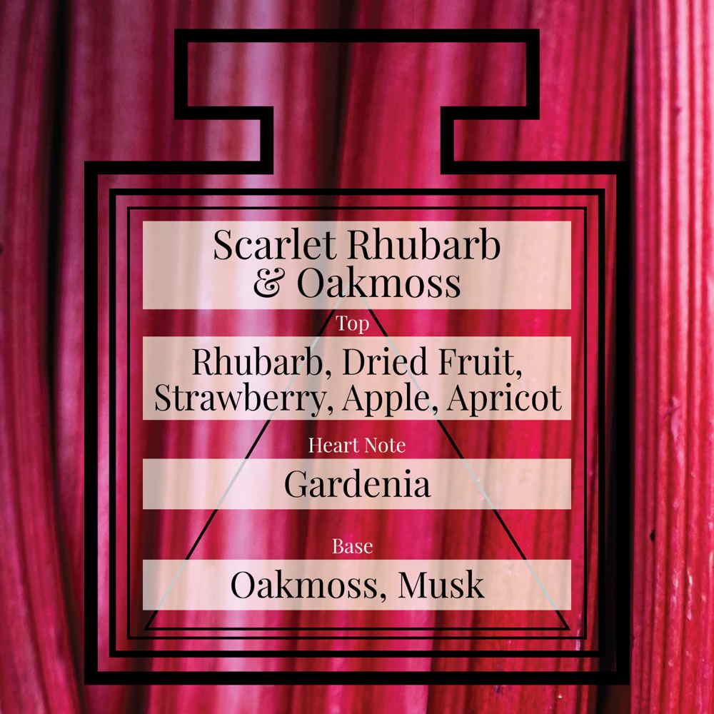 Scarlet Rhubarb & Oakmoss unisex eau de parfum - Perfume & Color